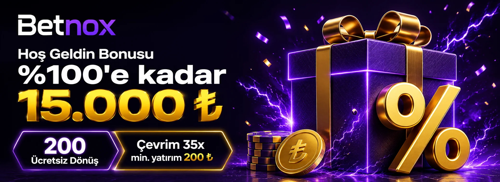 Betnox hoş geldin bonusu